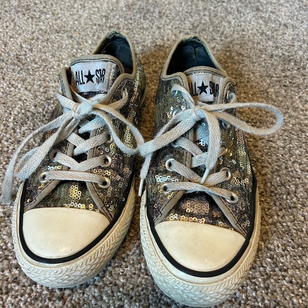 Limited edition rare sequin converse - Picture 4 of 7